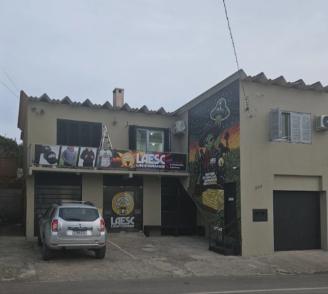 Fachada da fábrica LAESC em Caçapava do Sul
